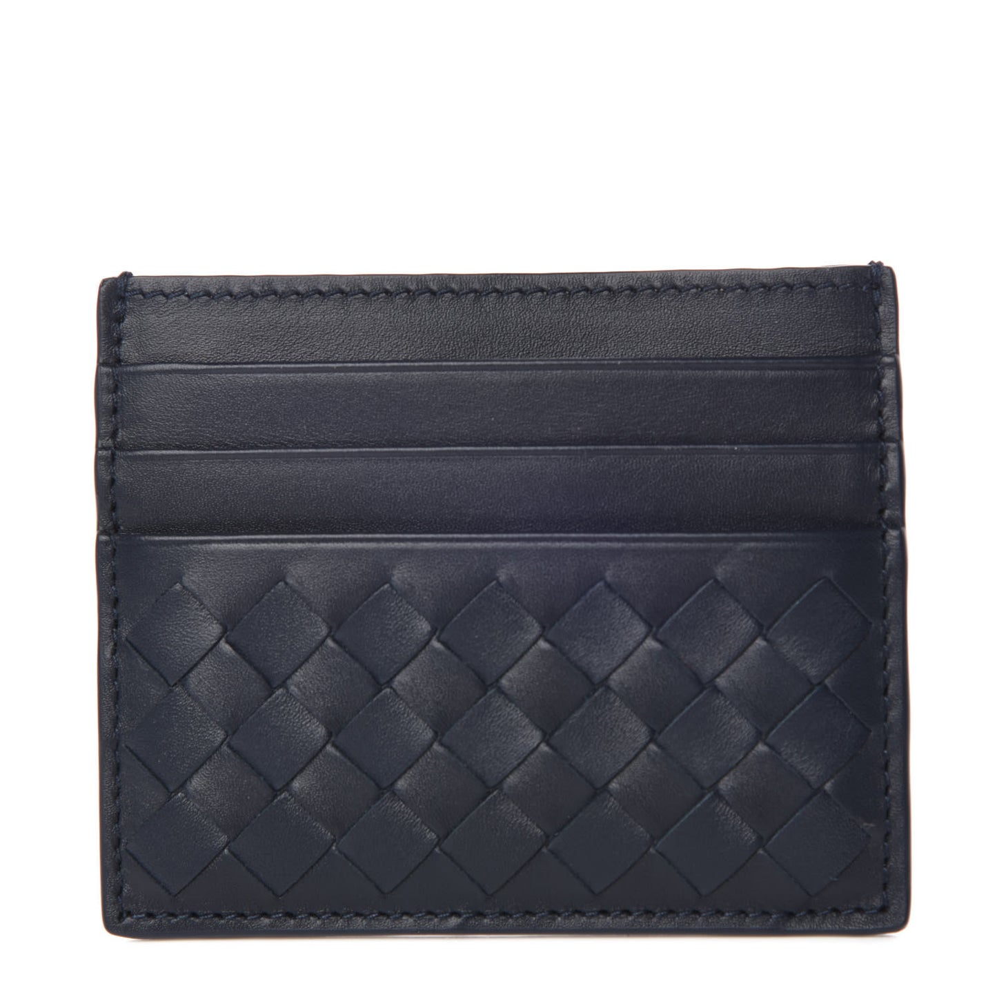 Nappa Intrecciato VN Card Case Denim