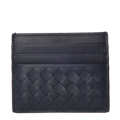 Bottega Veneta Nappa Intrecciato VN Card Case Denim 1 of 8