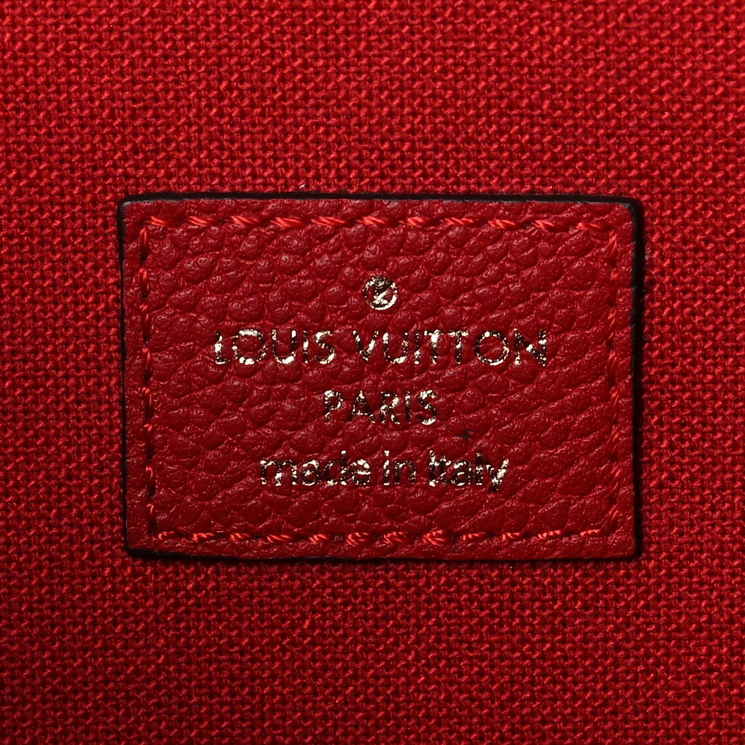 Louis Vuitton Empreinte Pochette Felicie Chain Wallet Scarlet 6 of 6