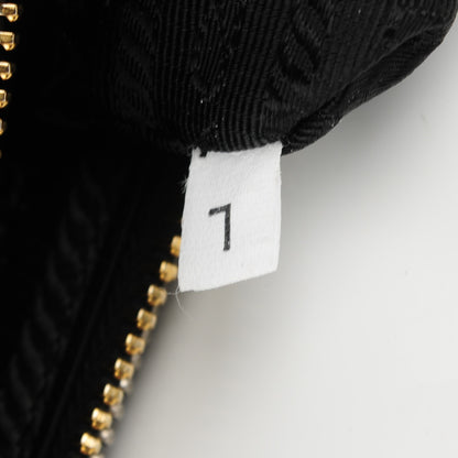 Prada Soft Calf Studded Clutch Nero Black 7 of 8