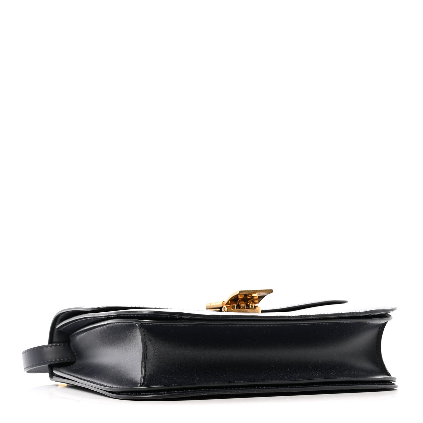 Box Calfskin Medium Classic Box Flap Bag Navy