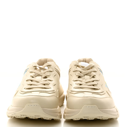 Gucci Apollo Calfskin Star Interlocking G Mens Rhyton Sneakers 10.5 Ivoire 2 of 9