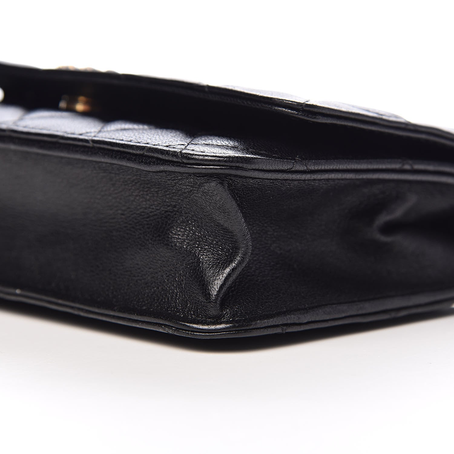 Chanel Lambskin Quilted Infinity Wallet On Chain WOC Black 11 of 12