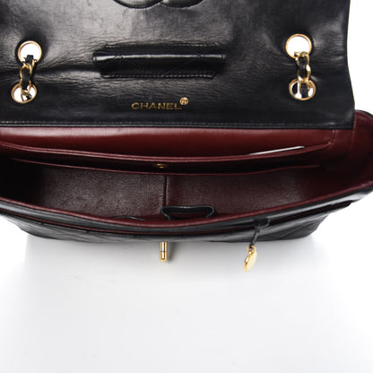 Chanel Lambskin Quilted Medium Single Flap Black 6 of 13
