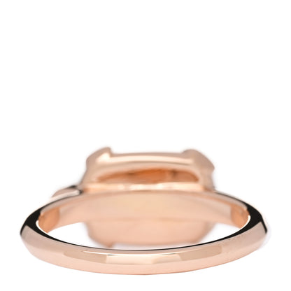 Cartier 18K Pink Gold Diamond Mother of Pearl Tortue Ring 53 6.5 3 of 5
