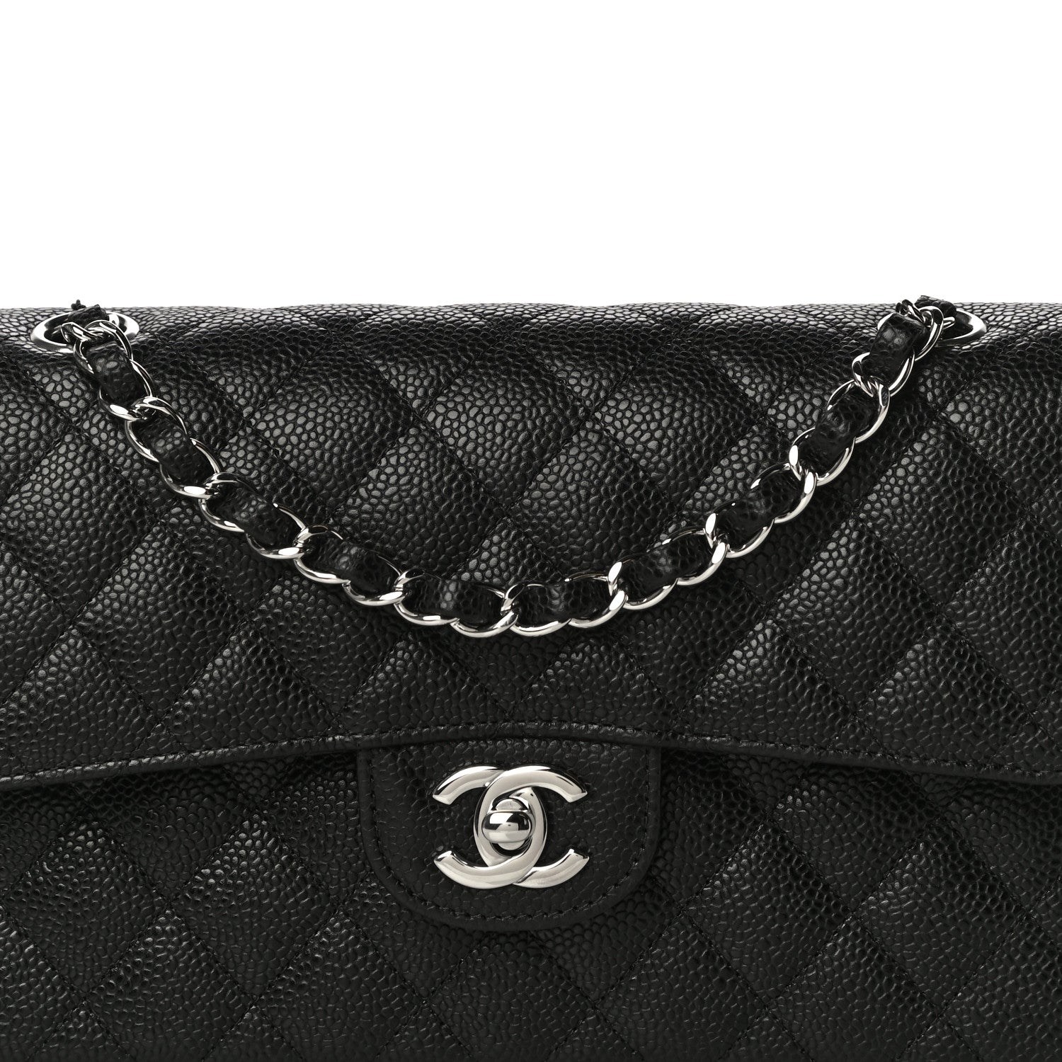 Chanel Caviar Quilted Small Double Flap Black 7 of 10