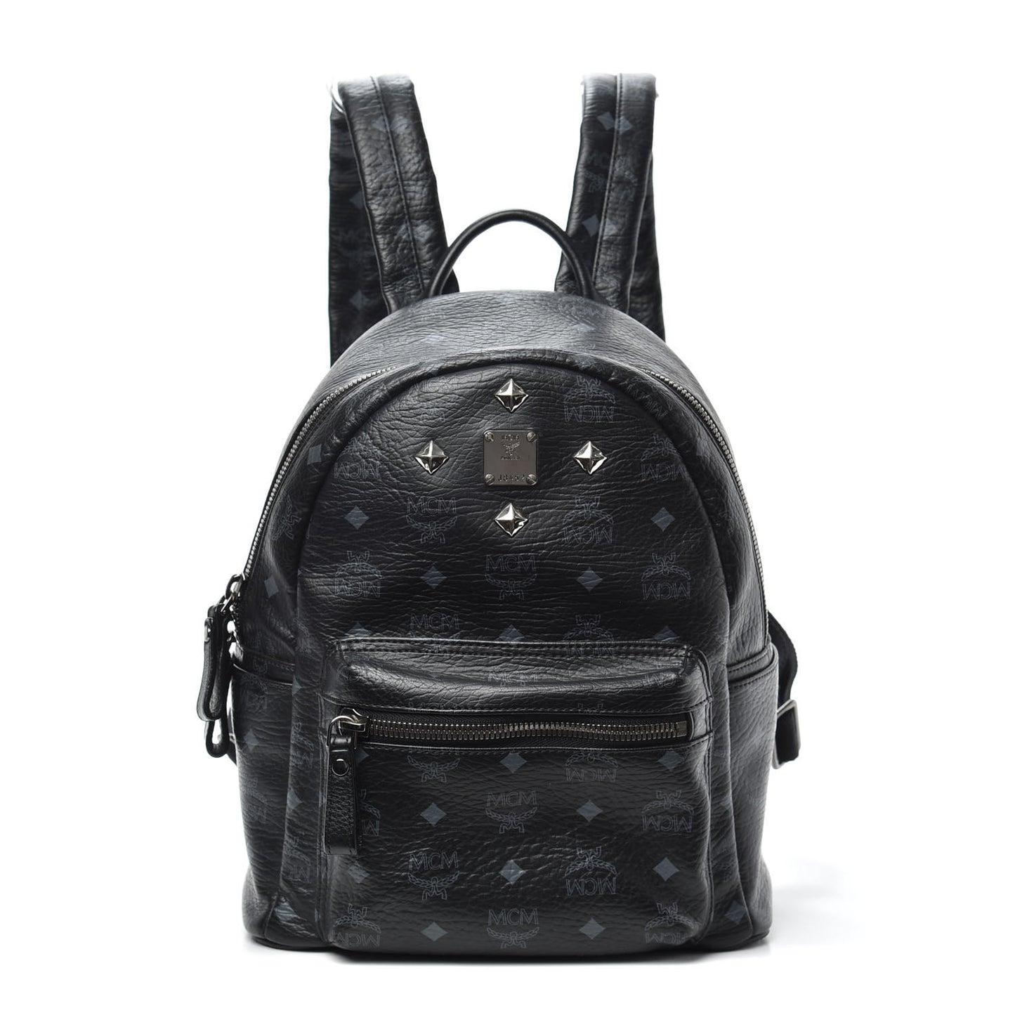 Visetos Studded Small Dual Stark Backpack Black