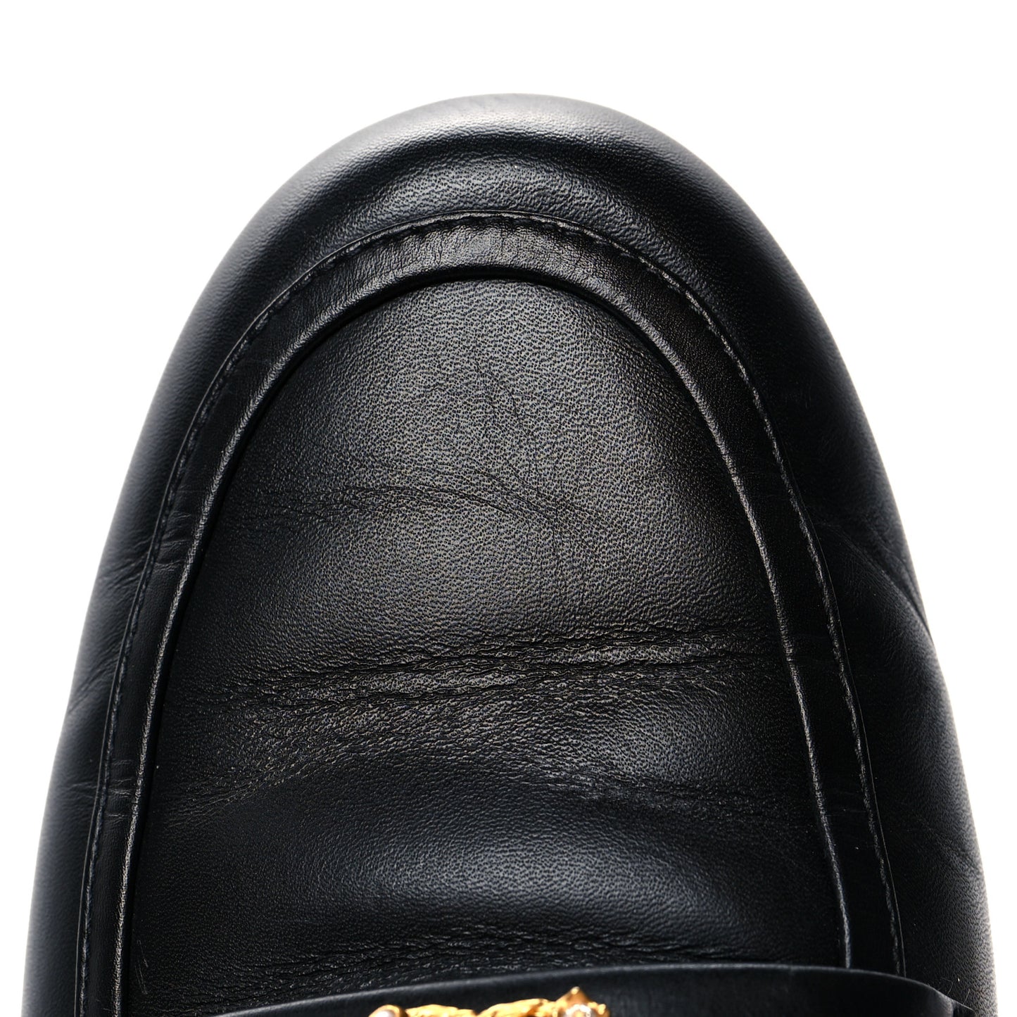 Calfskin CC Mocassin Loafers 40 Black