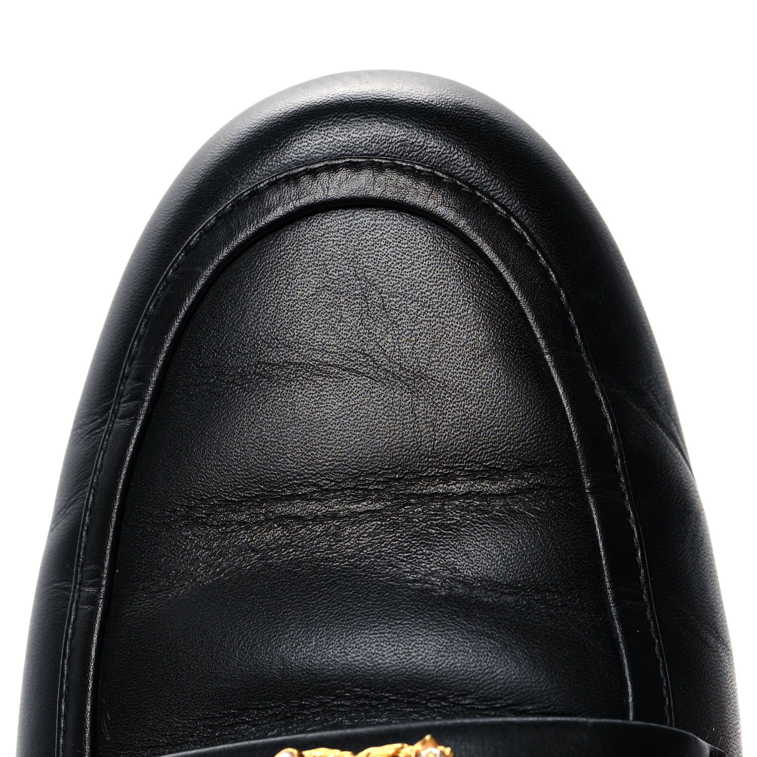 Chanel Calfskin CC Mocassin Loafers 40 Black 10 of 11
