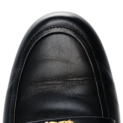 Chanel Calfskin CC Mocassin Loafers 40 Black 10 of 11