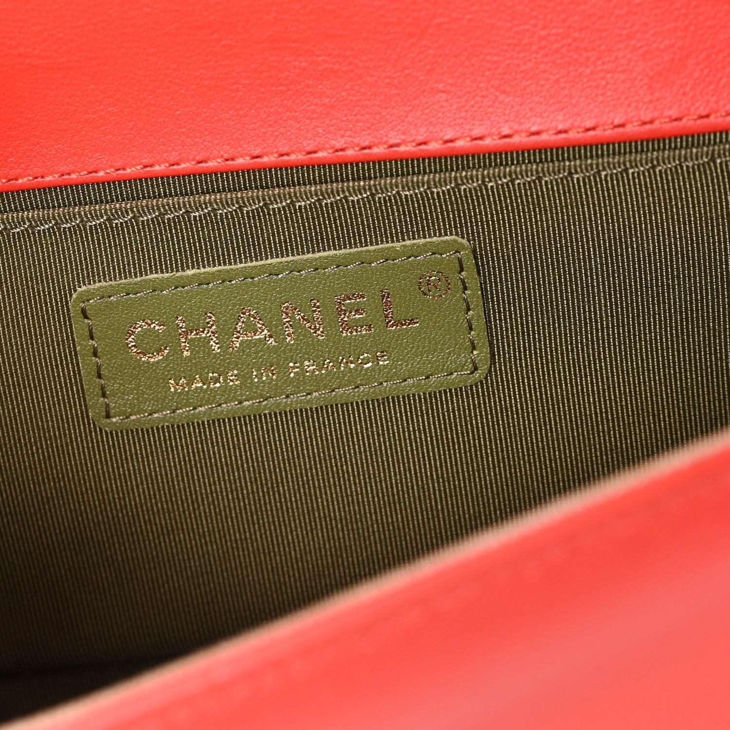 Chanel Lambskin Quilted Small Boy Flap Red 6 of 10