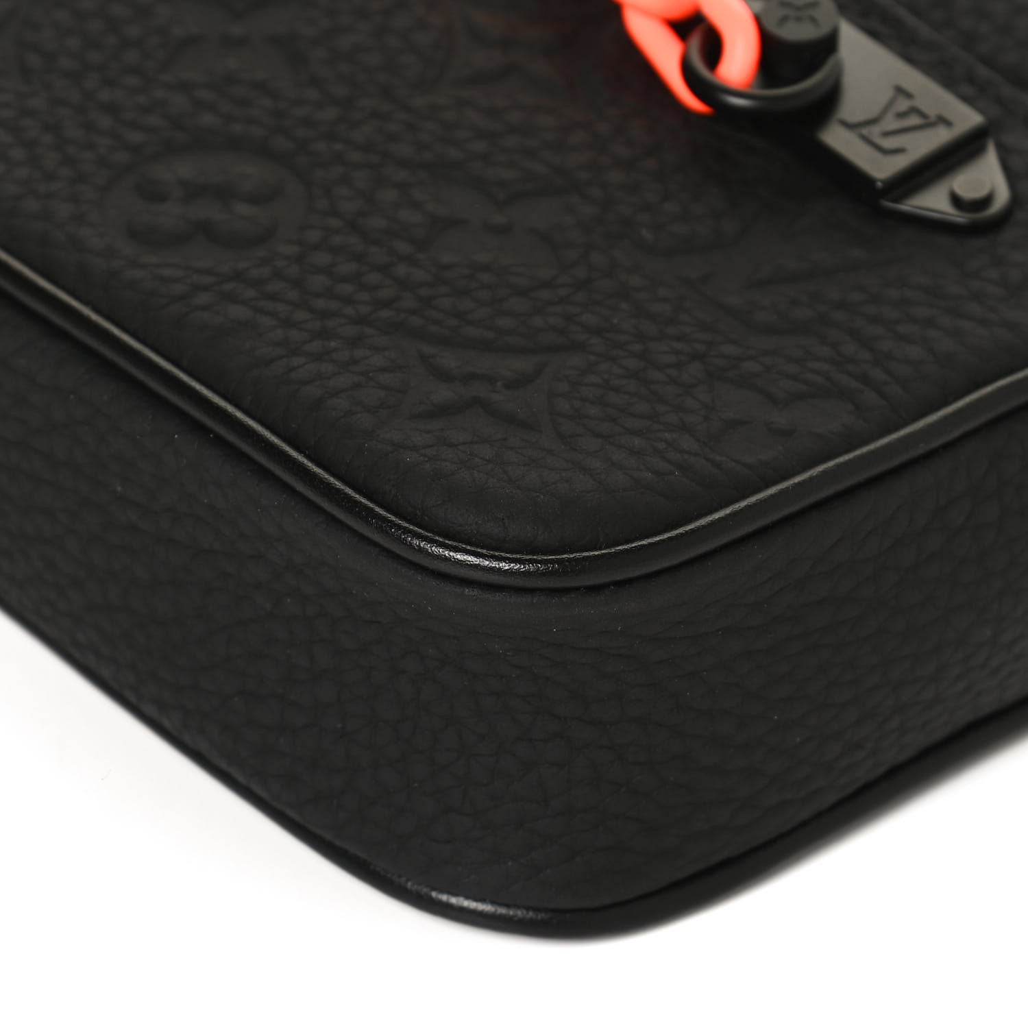 Louis Vuitton Taurillon Monogram Uniformes Solar Ray Soft Pochette Volga Belt Bag Black 12 of 12