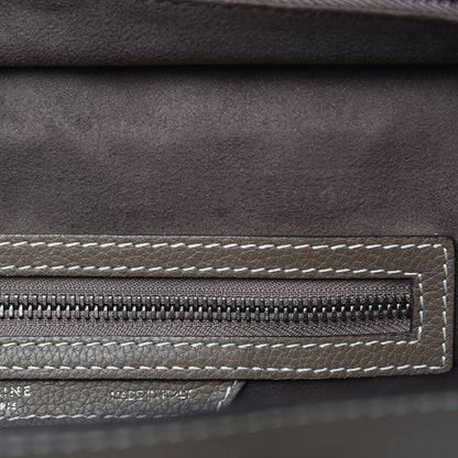 Celine Drummed Calfskin Micro Luggage Souris 14 of 16