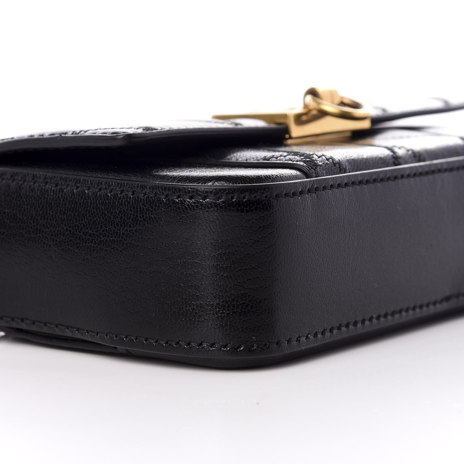 Givenchy Goatskin Quilted GV3 Mini Pocket Convertible Bag Black 5 of 8