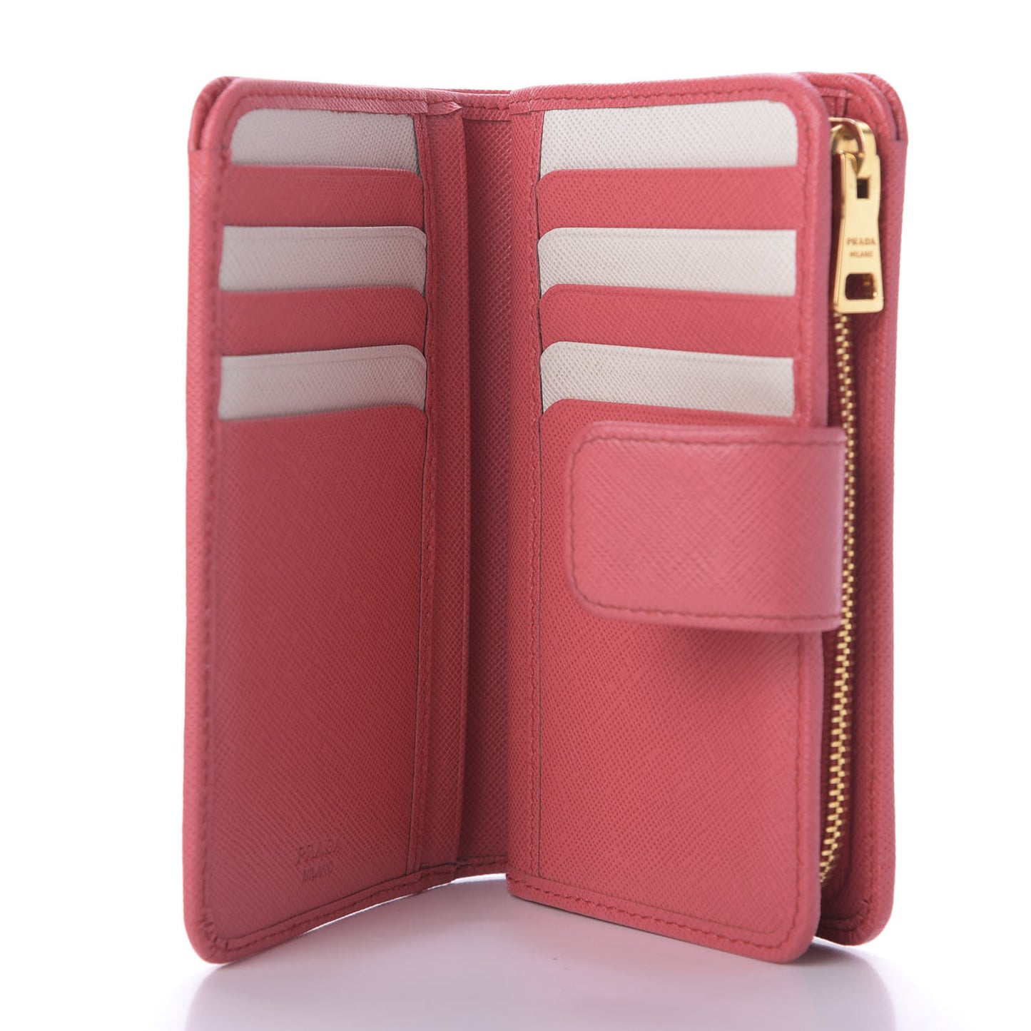 Saffiano Compact Wallet Fragola