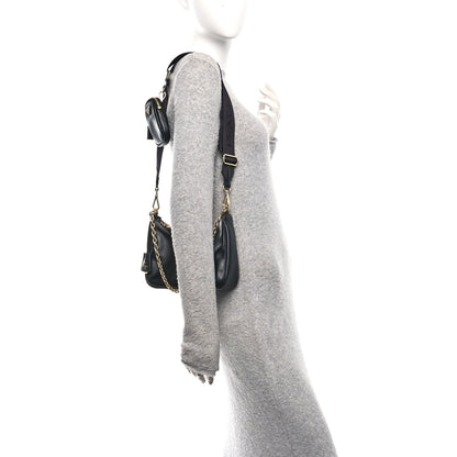 Prada Vitello Re-Edition 2005 Shoulder Bag Black 2 of 11
