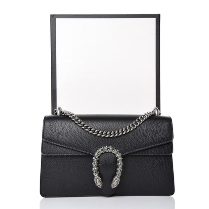 Gucci Pebbled Calfskin Small Dionysus Shoulder Bag Black 8 of 8