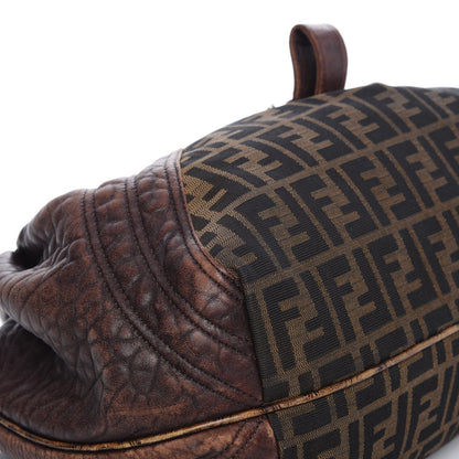 Fendi Zucca Nappa Nuvolata Vitello Tortuga Spy Tobacco Moro 12 of 24