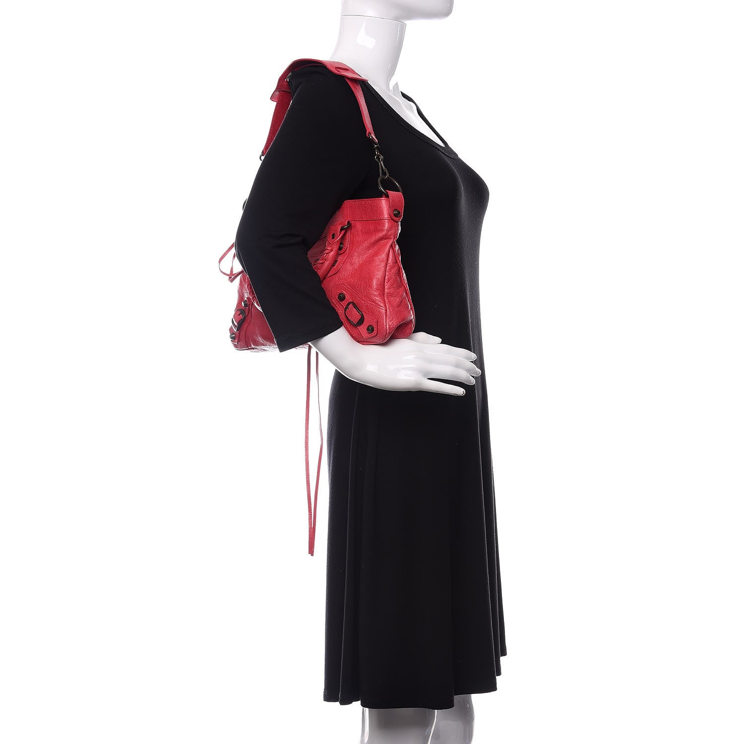 Balenciaga Agneau Classic Hardware First Rose Thulian 2 of 16