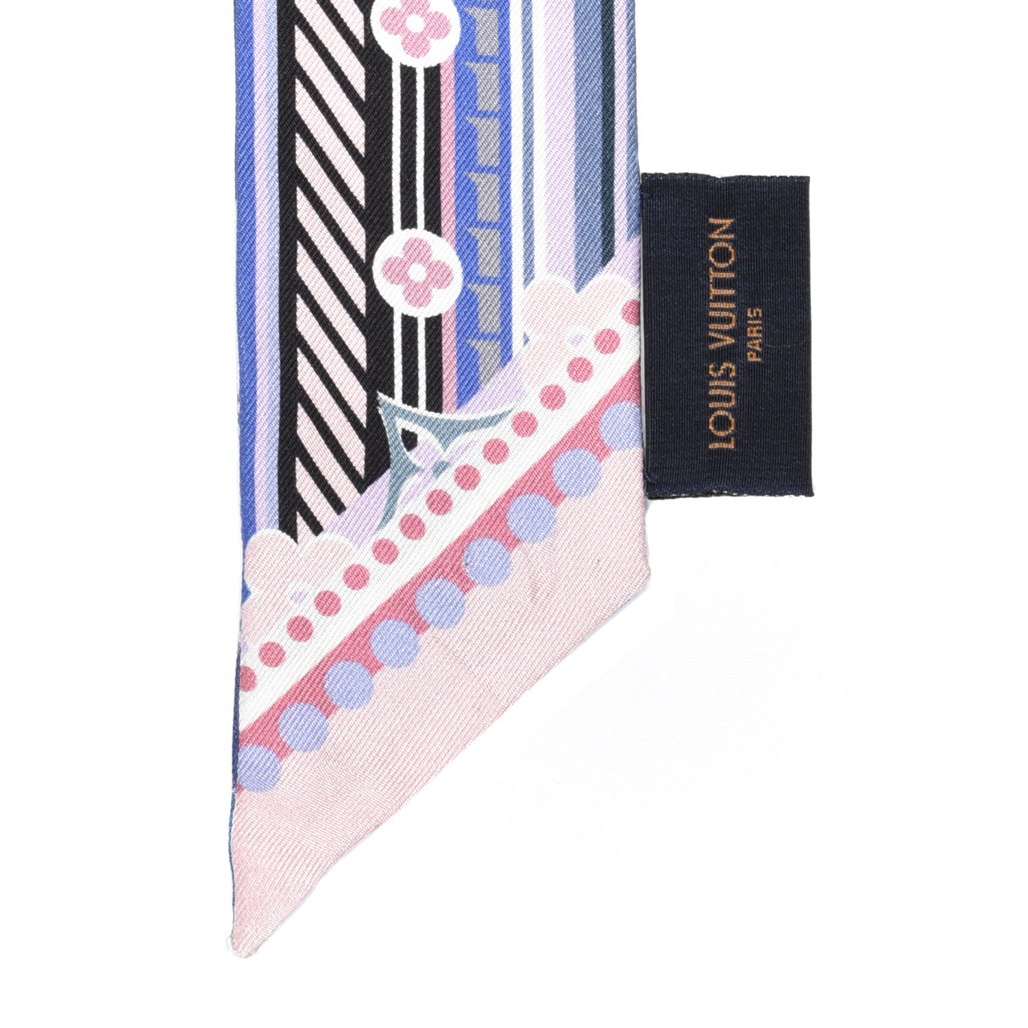 Louis Vuitton Silk Pop Monogram BB Bandeau Bleuet 4 of 4