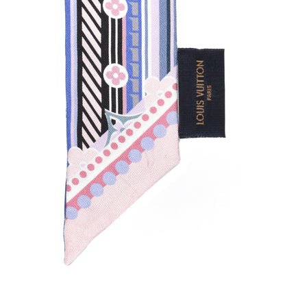Louis Vuitton Silk Pop Monogram BB Bandeau Bleuet 4 of 4