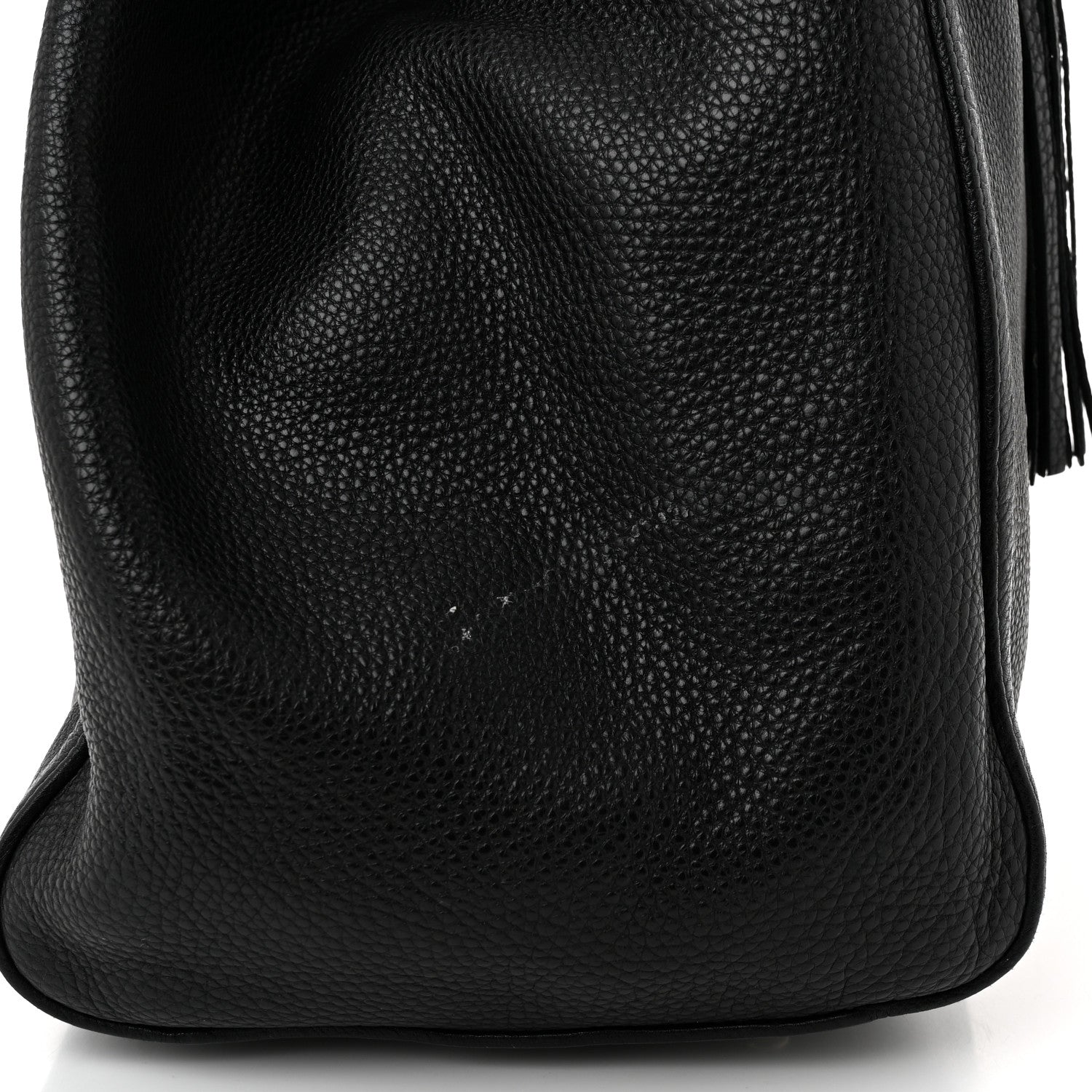 Gucci Pebbled Calfskin Large Soho Shoulder Bag Black 11 of 13