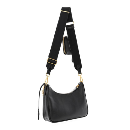 Prada Saffiano Lux Re-Edition 2005 Shoulder Bag Black 3 of 12