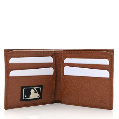 Gucci X MLB Monogram NY Yankees Bi-Fold Wallet Beige Ruggine Ivory 5 of 8