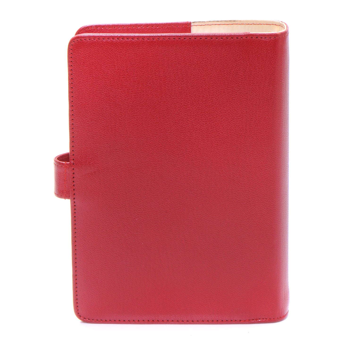 Chanel Leather Small Ring Agenda Planner Red 3 of 6