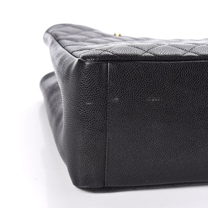 Chanel Caviar Quilted Grand Shopping Tote GST Black 9 of 10
