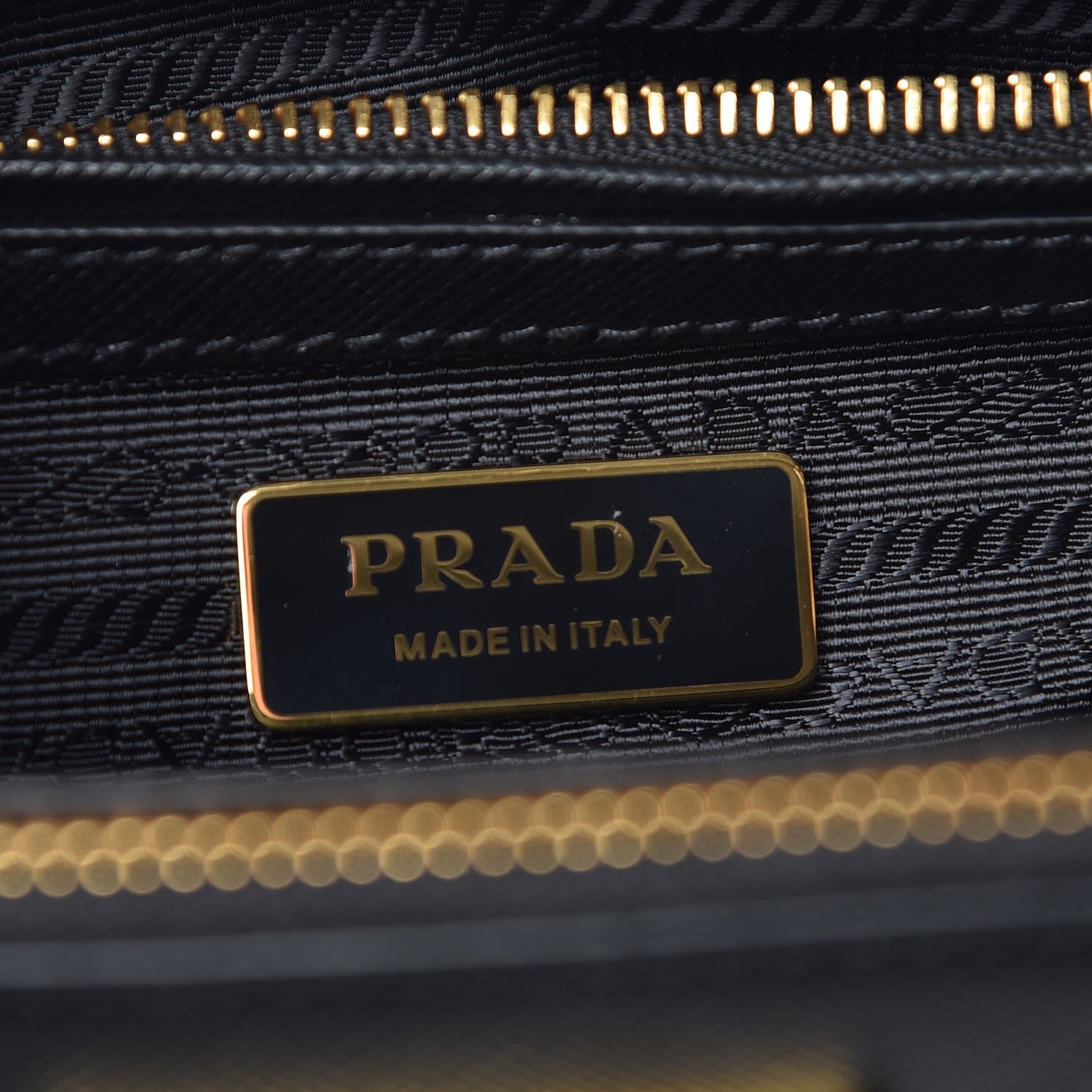 Prada Saffiano Small Galleria Double Zip Tote Black 7 of 8