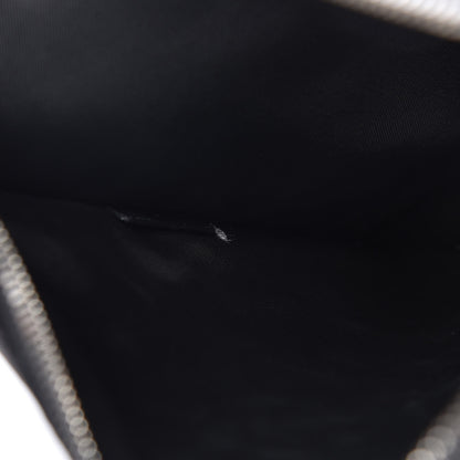 Givenchy Coated Canvas Monkey Brother Print Large Zip Pouch Black 8 of 8