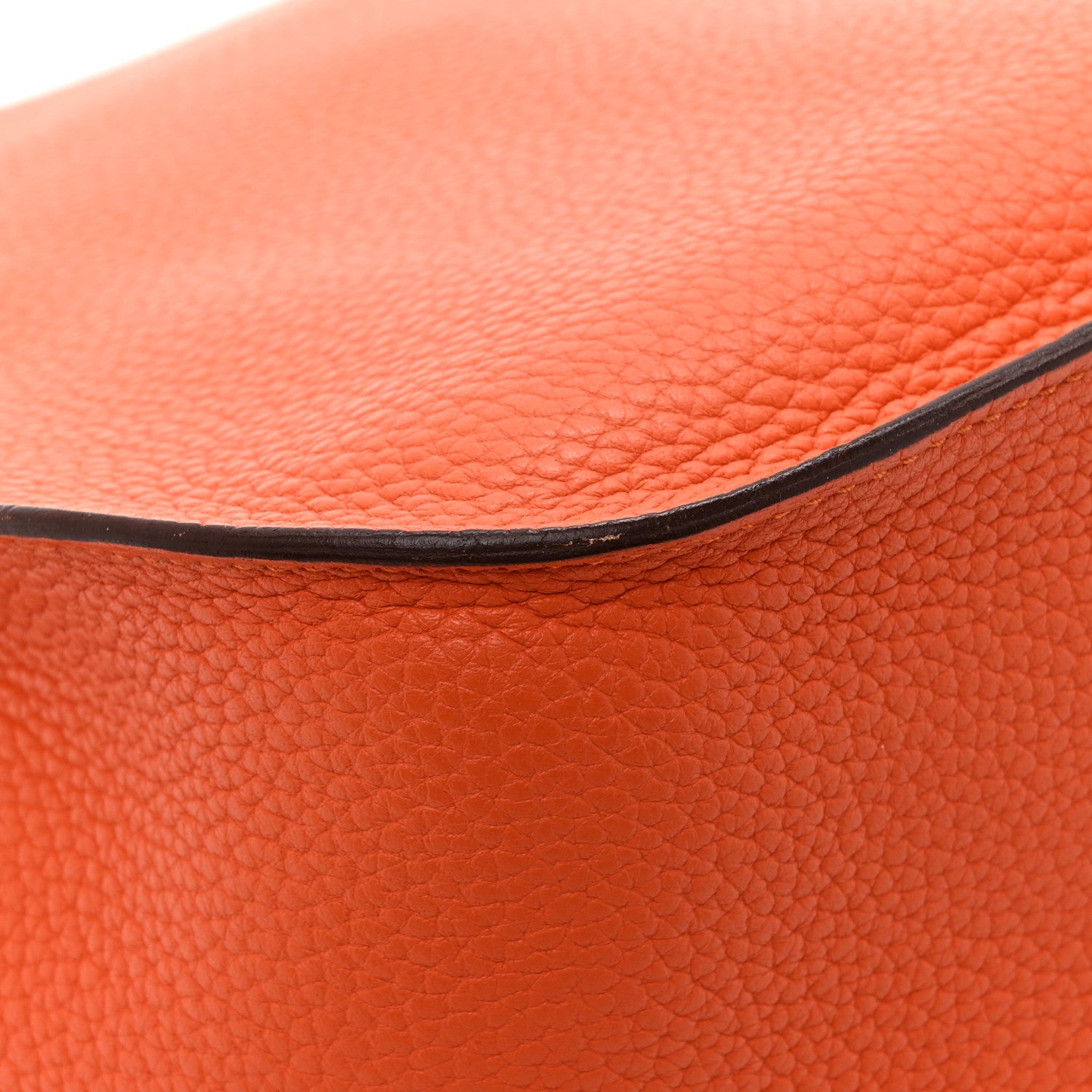 Hermes Taurillon Clemence Jypsiere 31 Orange 11 of 13