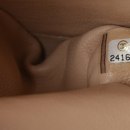 Chanel Caviar Quilted Medium Double Flap Beige Clair 9 of 9