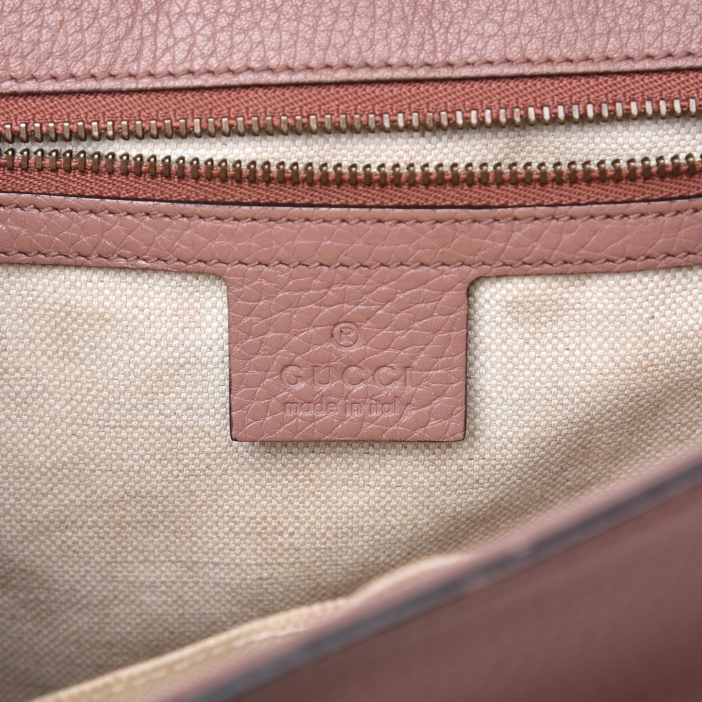 Calfskin Small GG Marmont Top Handle Bag Rosy Phard