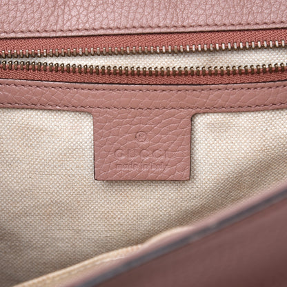 Gucci Calfskin Small GG Marmont Top Handle Bag Rosy Phard 6 of 12