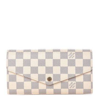 Louis Vuitton Damier Azur Sarah Wallet NM 1 of 7