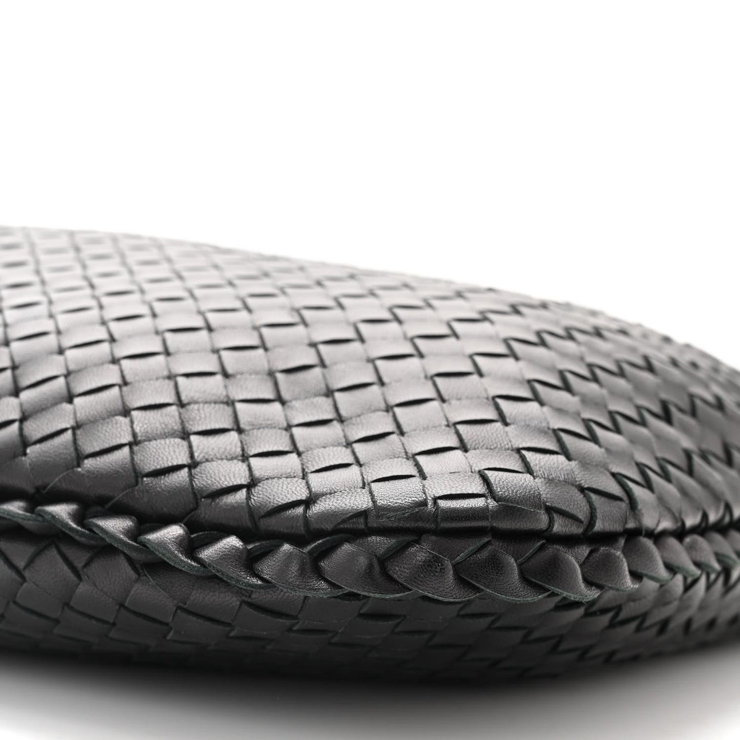 Nappa Intrecciato Medium Veneta Hobo Black
