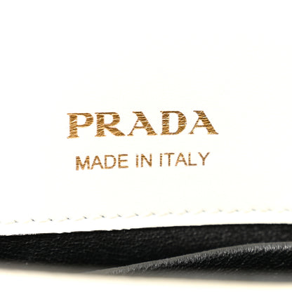 Prada Saffiano Cuir Pattina Shoulder Bag White 6 of 9