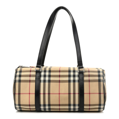 Burberry House Check Barrel Bag Black 1 of 13