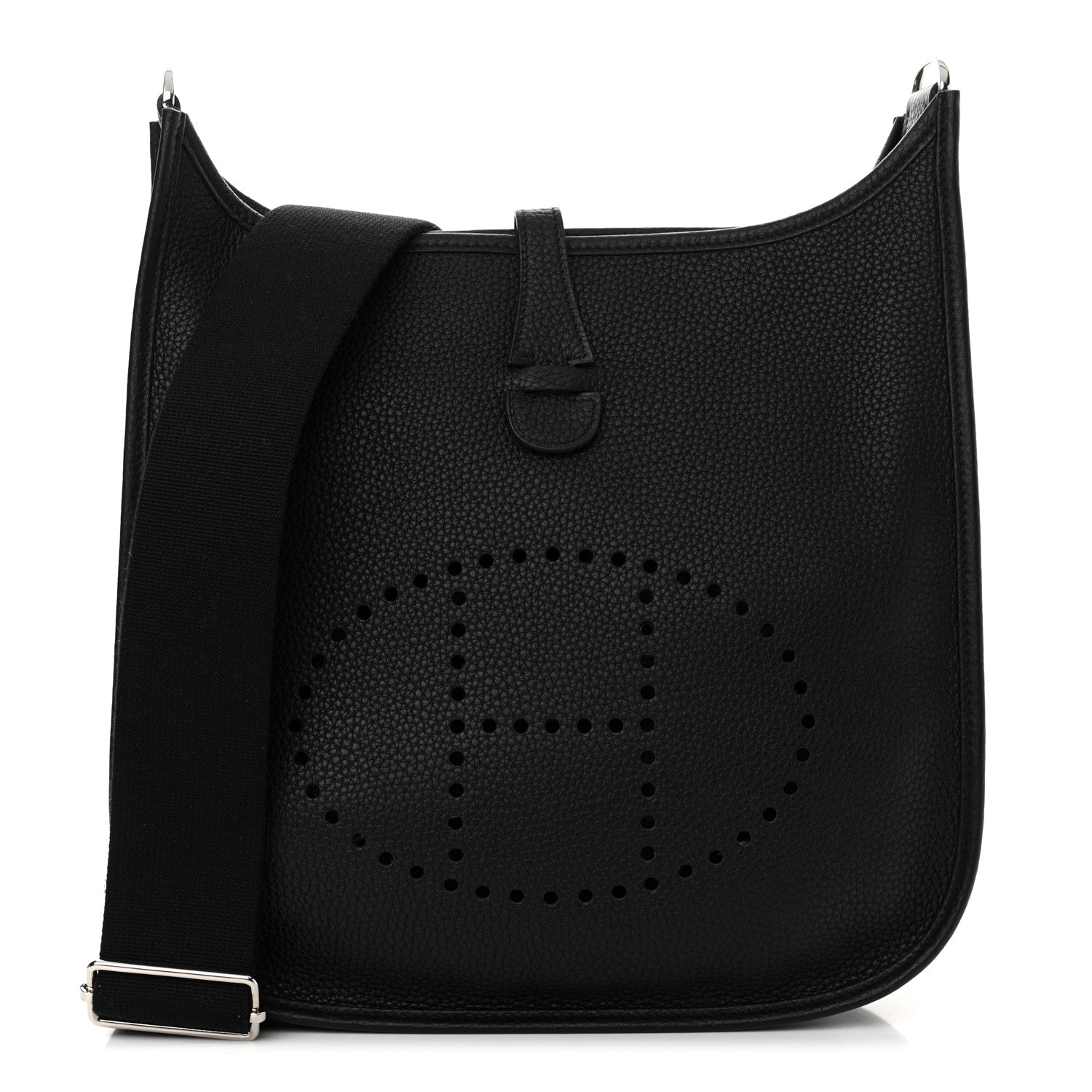 Hermes Taurillon Clemence Evelyne III PM Black 1 of 11