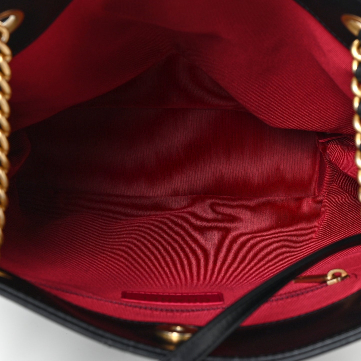 Calfskin Quilted CC Front Pocket Shopping Tote Black