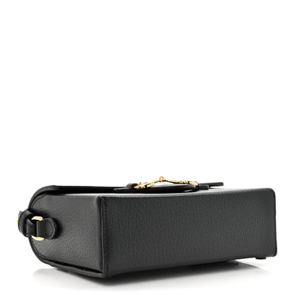 Gucci Calfskin Horsebit 1955 Shoulder Bag Black 4 of 11