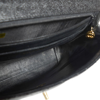 Chanel Caviar Quilted Jumbo Kelly Flap Black 5 of 9