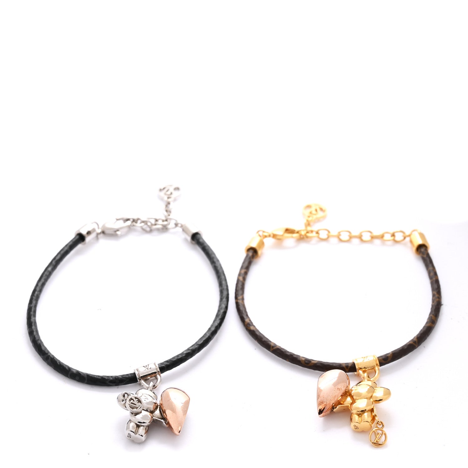 Louis Vuitton Monogram Vivienne Amour Bracelet Set 3 of 7