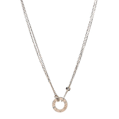 Cartier 18K Yellow Gold 2 Diamond LOVE Necklace 1 of 7