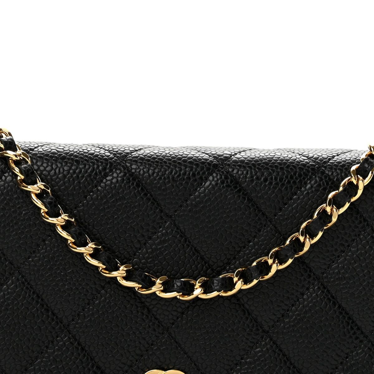 Chanel Caviar Quilted Wallet on Chain WOC Black 9 of 14