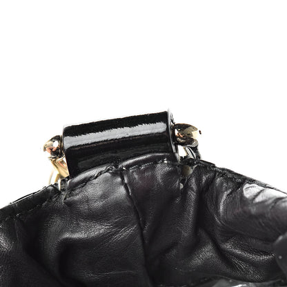 Gucci Patent Medium Hysteria Top Handle Bag Black 13 of 14