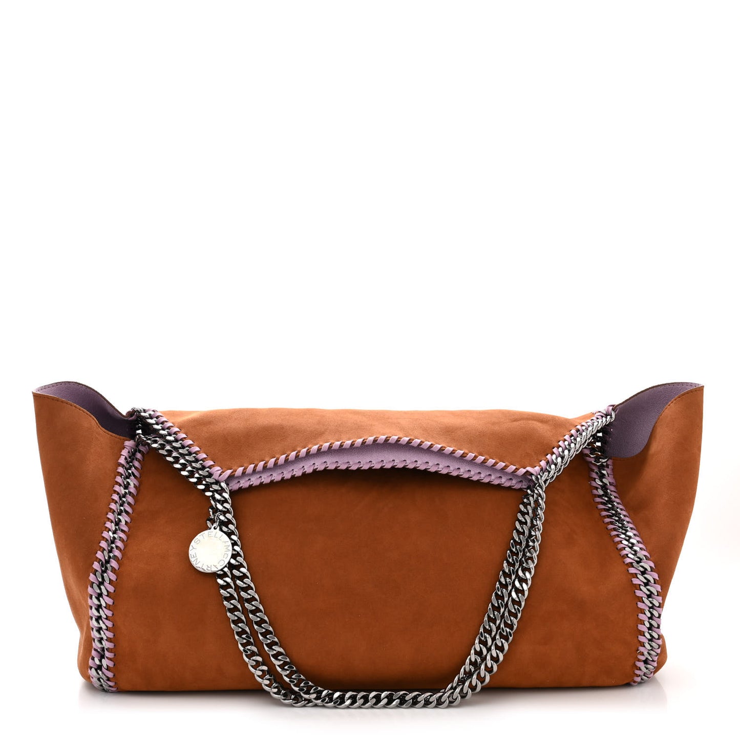 Shaggy Deer Falabella Reversible Tote Lilac Brown