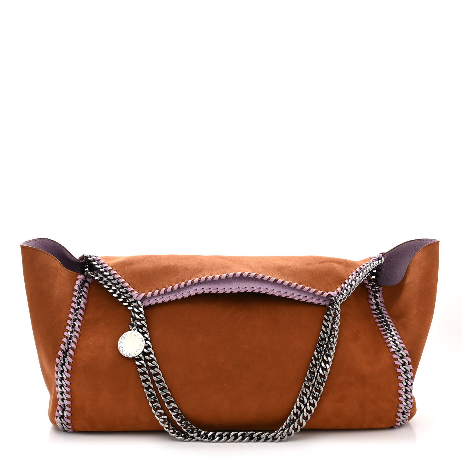 Stella McCartney Shaggy Deer Falabella Reversible Tote Lilac Brown 1 of 16